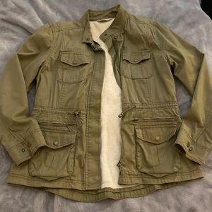 L.L. Bean Fleece Lined Utility Jacket